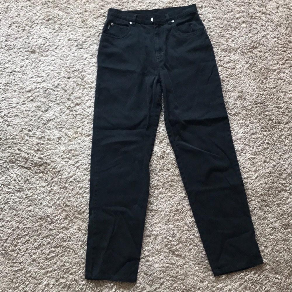 Ralph Lauren Women's 8 Black 100% Cotton Pants